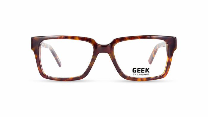 Geek Rogue Tortoise Semi-Square Eyeglasses